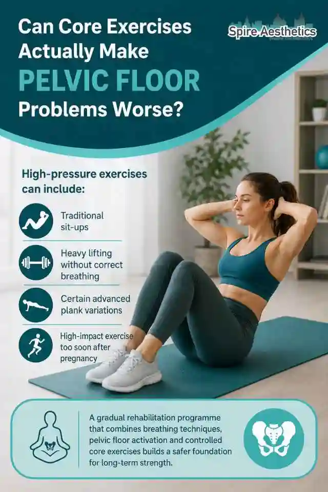 Can Strengthening Your Core Alone Actually Make Pelvic Floor Problems Worse Chesterfield?
